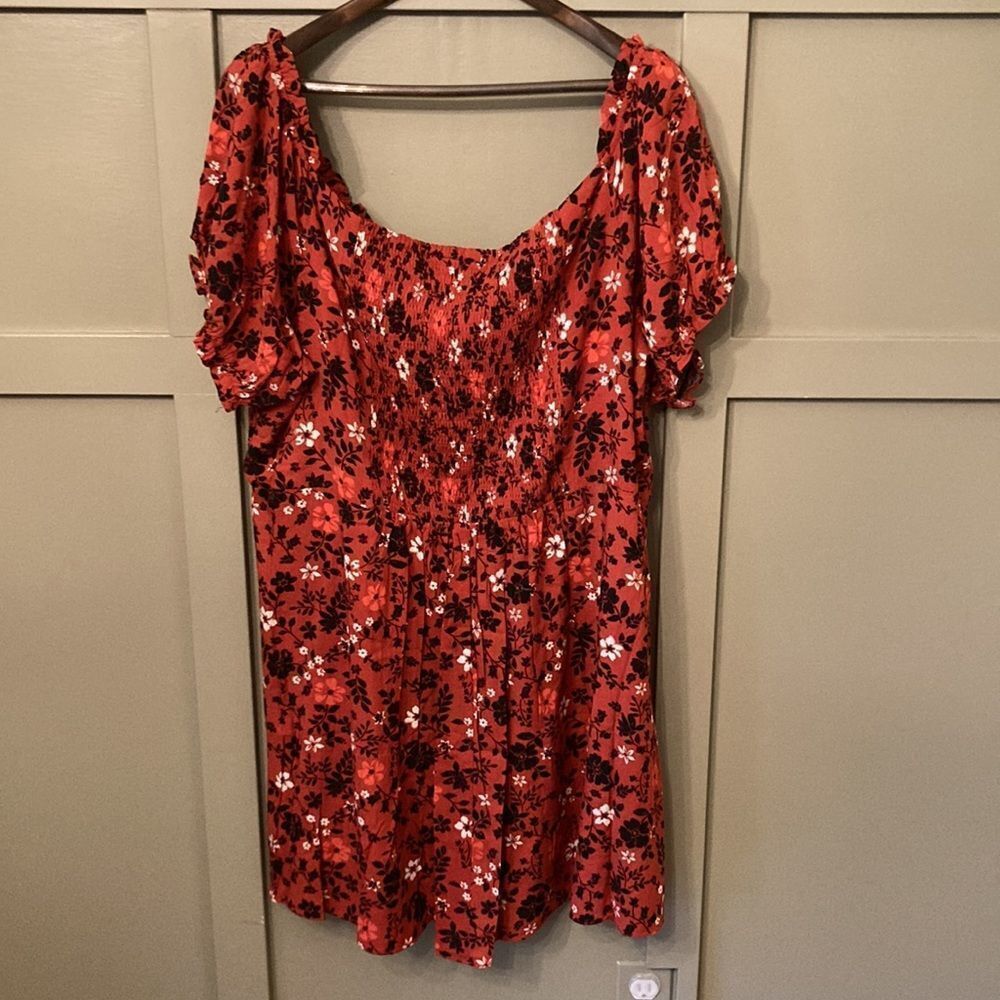 City Chic Scarlet Floral Mini Dress - Picture 6 of 9